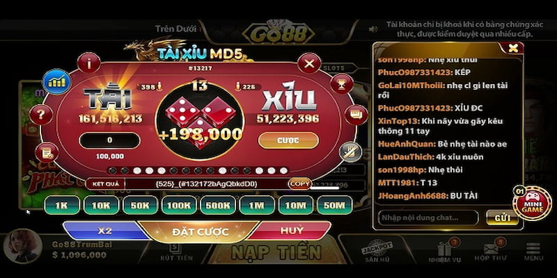 Game tài xỉu Cách chơi Game tài xỉu tại GO88