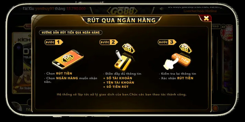 rút tiền GO88 Lý do vì sao rút tiền GO88 rất an toàn và nhanh chóng