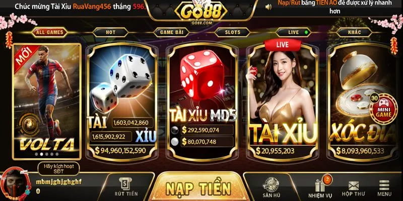 Tại sao Tài xỉu online GO88 lại thu hút người chơi?